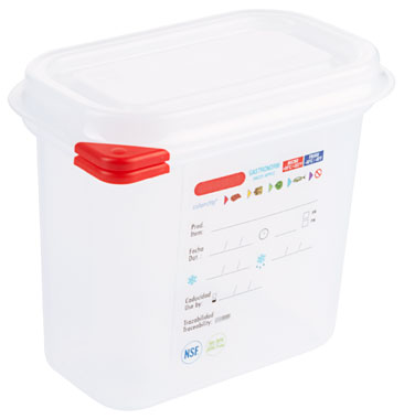 Contacto Behälter GN 1/9 150 mm mit HACCP Colorclip Deckel