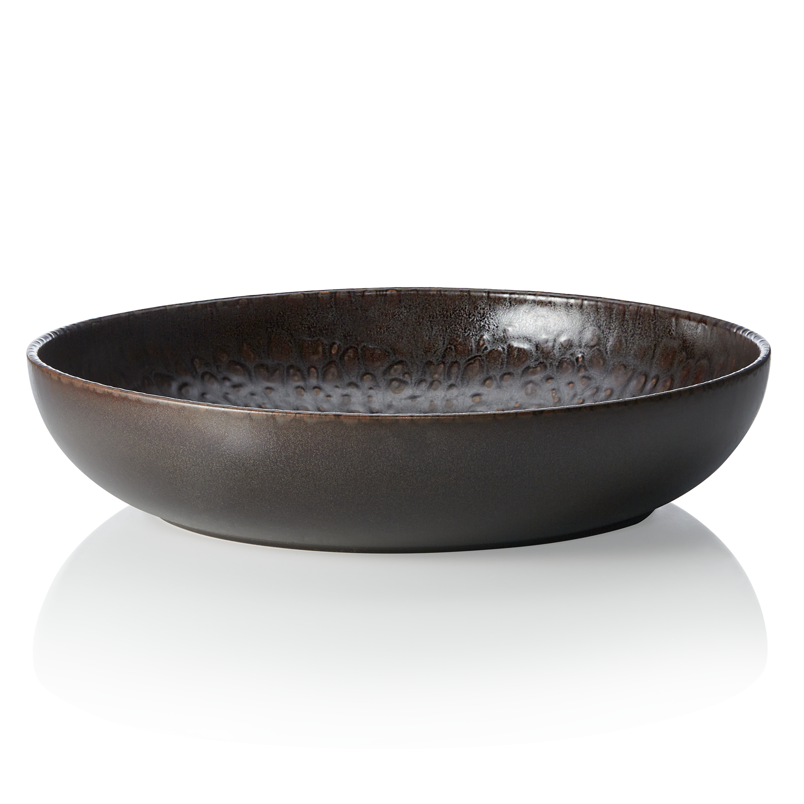 WAS Schale ROCKZZERO, Ø 33 cm, 3 ltr., metallic brown, Steinzeug