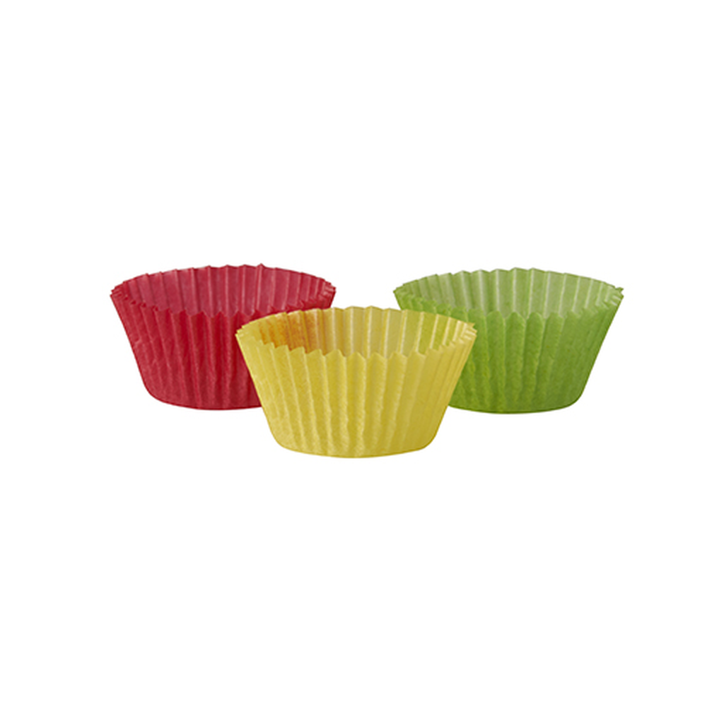Papstar Backförmchen Ø 2,4 cm · 1,6 cm farbig sortiert