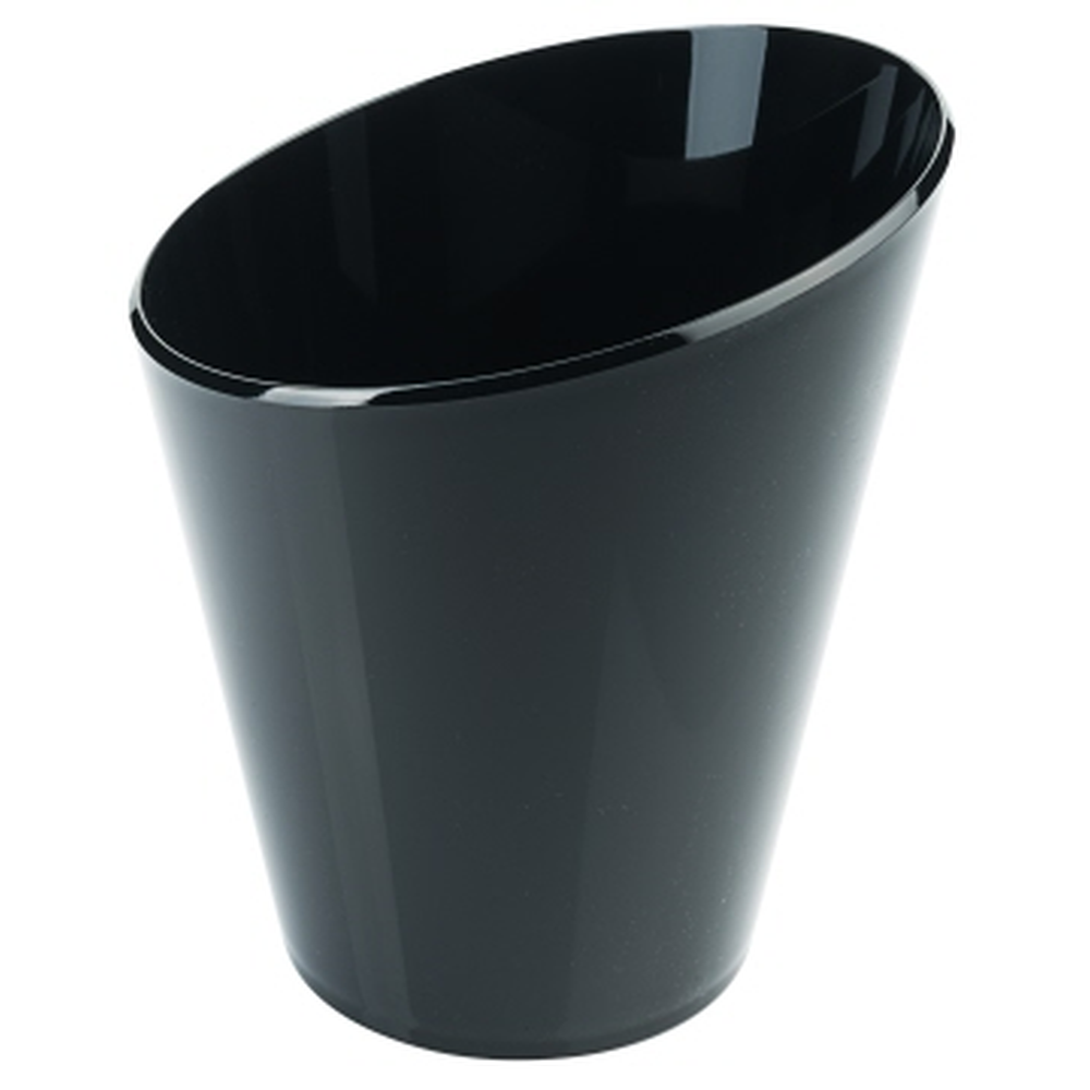 Contacto Sektkühler, oval schwarz 22 cm