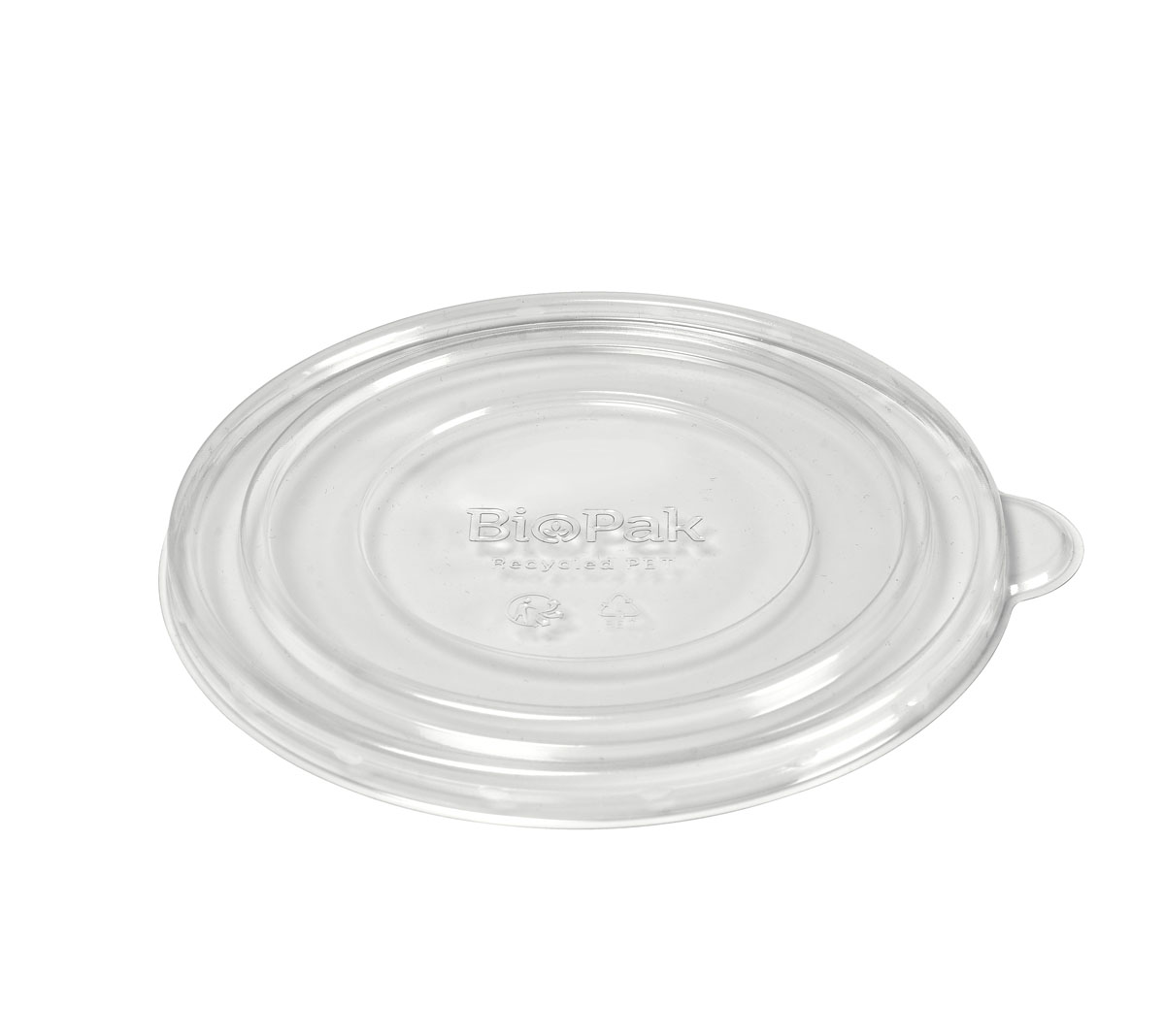 Duni Deckel rPET Ronda WIDE Transparent 500/700ml 166 x 154 x 10 mm