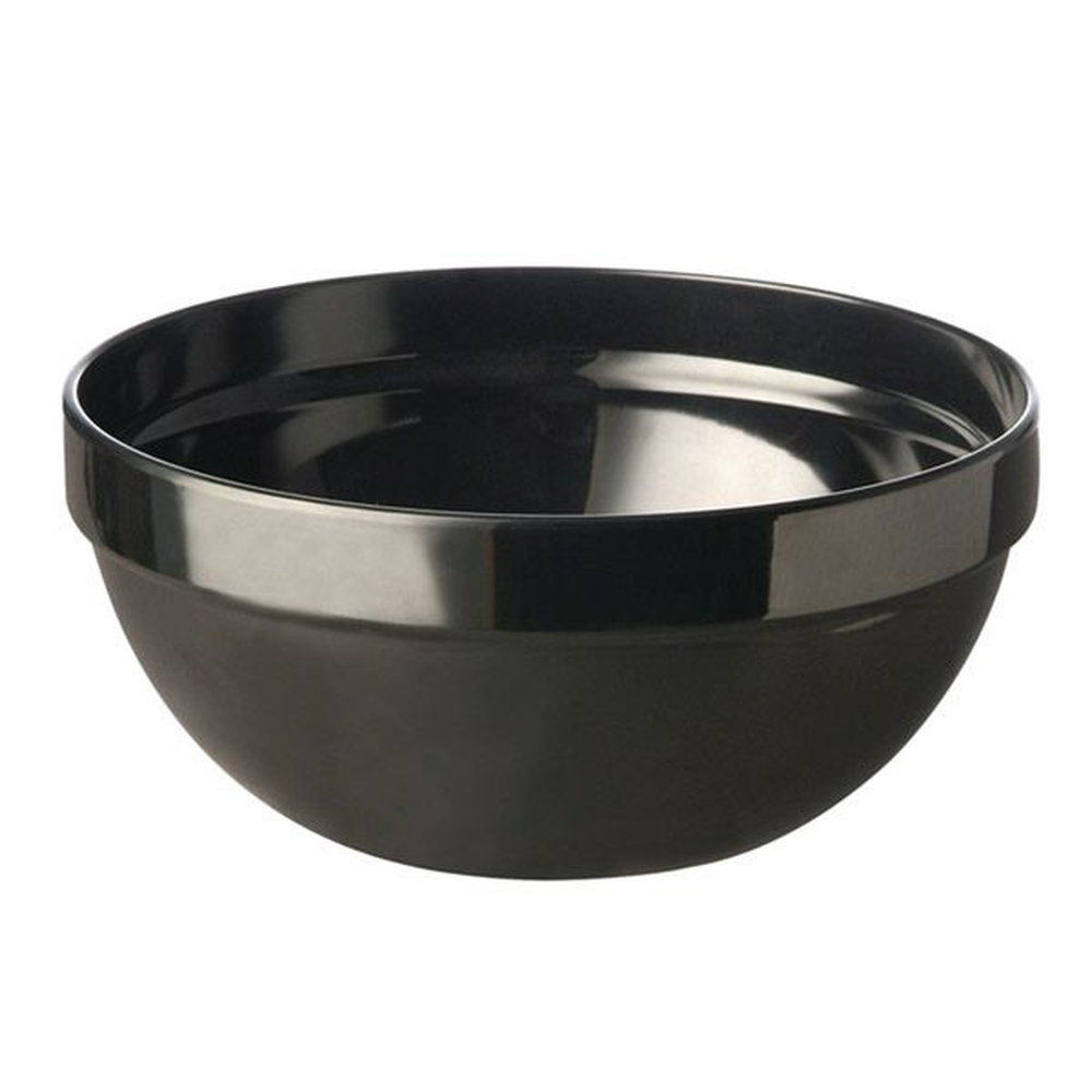 APS Schale -CASUAL MAXI- Ø 23 cm, H: 10,5 cm , Melamin, schwarz, 2,5 Liter