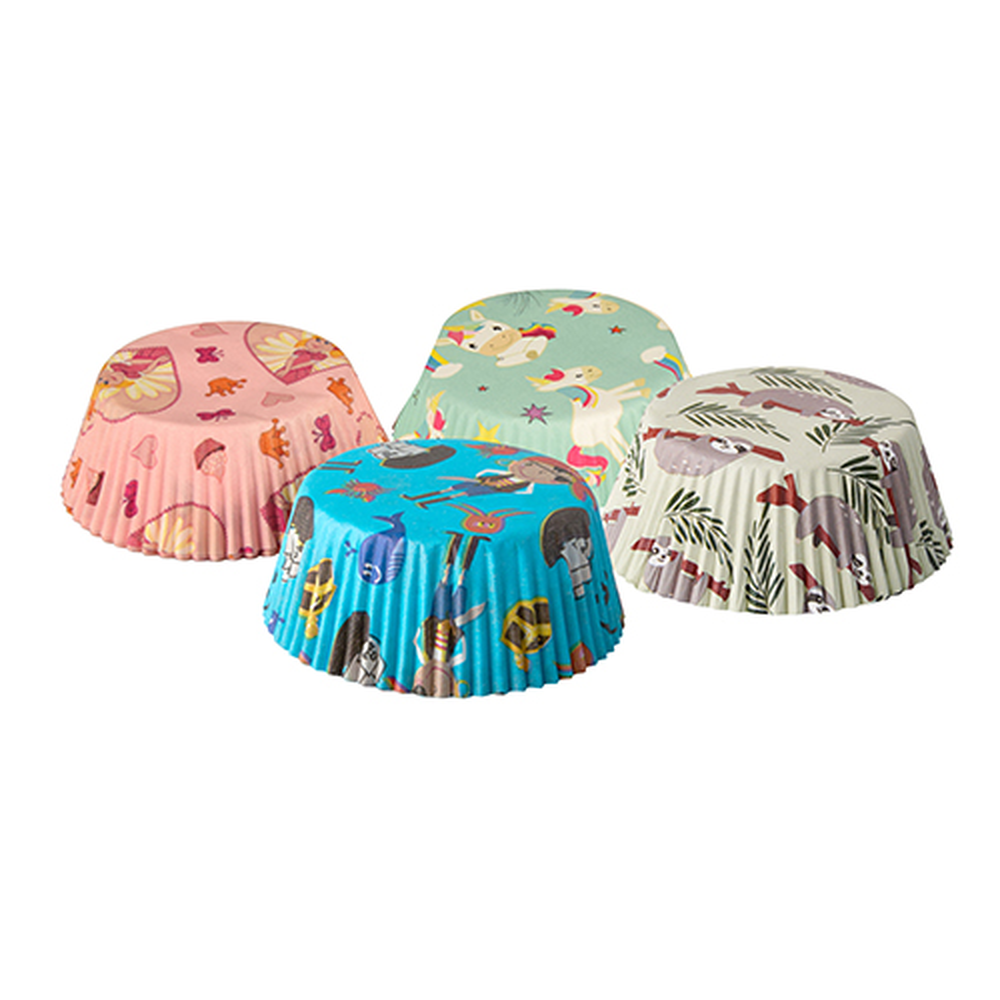 Papstar Backförmchen Ø 5 cm · 2,5 cm 4 Motive sortiert