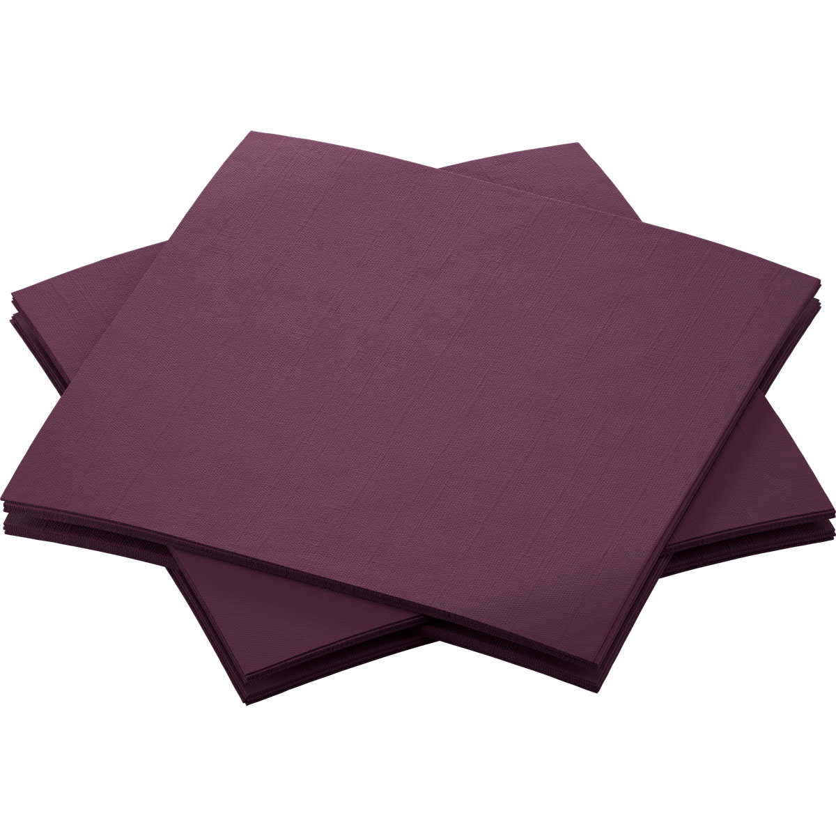 Duni Bio-Dunisoft-Servietten 20 x 20 cm plum