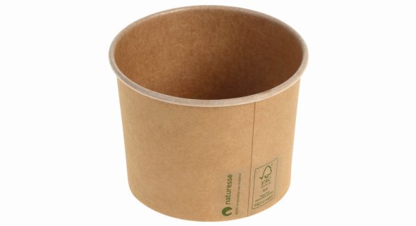 Pacovis Eisbecher Kraft/PLA 440ml, naturesse