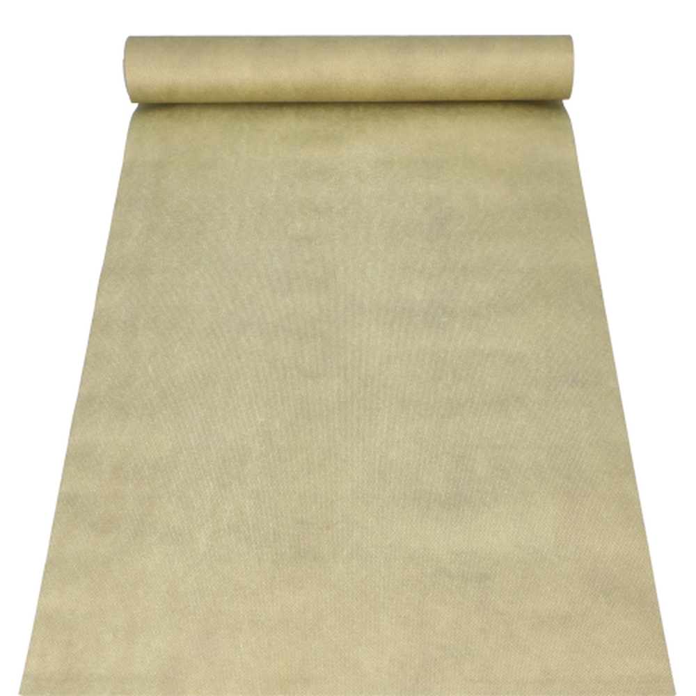 Papstar Tischläufer, stoffähnlich, Vlies "soft selection" 4,8 m x 40 cm gold