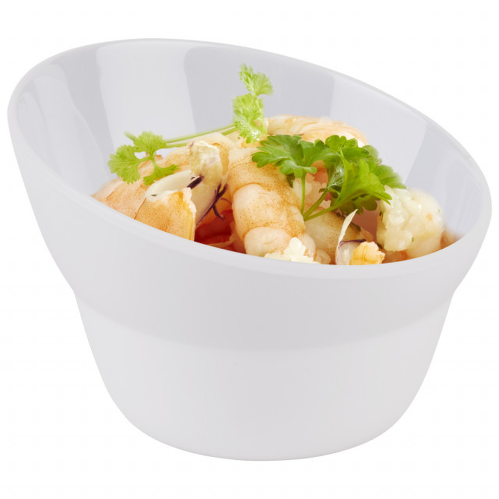 APS Schale -TIERRA- Ø 10 cm, H: 7 cm, 0,13 Liter , Melamin, weiß