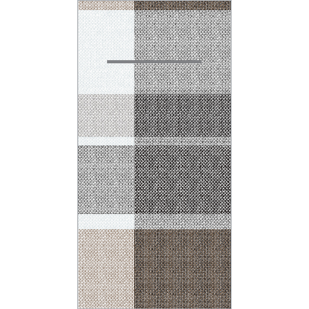 Mank Pocket-Napkins Marc braun-schwarz 40 x 40 cm 1/8 Falz