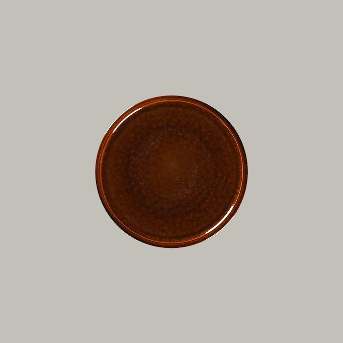 RAK Teller flach coup - honey  Serie: Ease Ø 23.8 cm / Ht. 2.2 cm