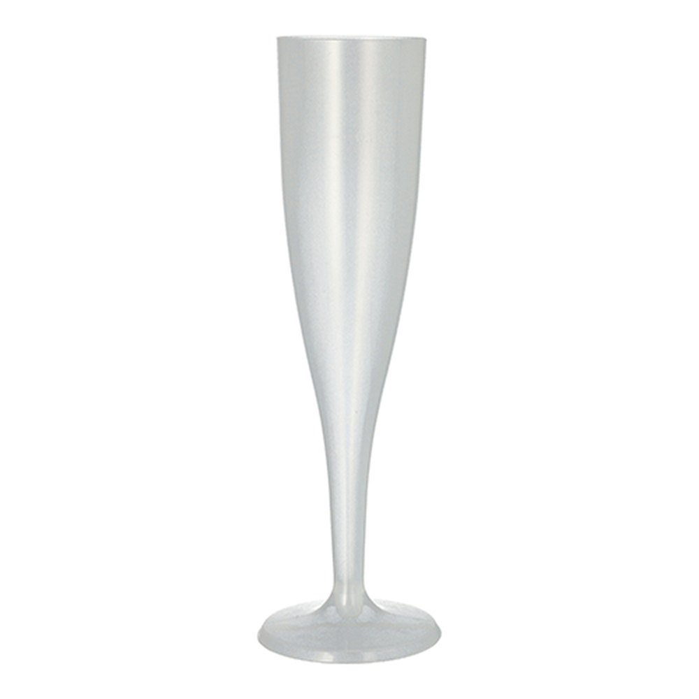 PAPSTAR Mehrweg-Stiel-Gläser für Sekt PP 0,1 l Ø 4,8 cm · 20,1 cm einteilig,