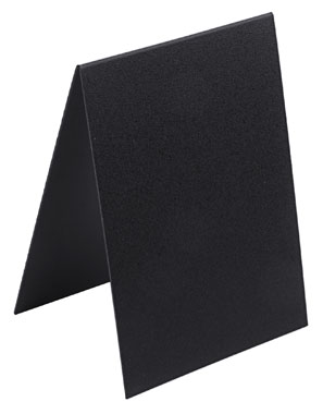 Contacto Dach-Aufstellertafel A7 hoch schwarz, beschreibbar
