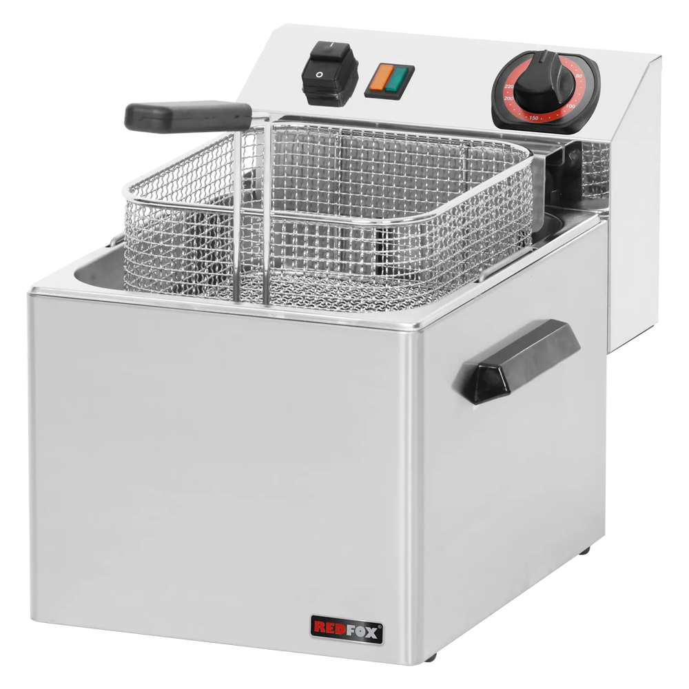 RM Gastro Fritteuse elektrisch 0,43 kW/l, 8 l Tisch 230 V / REDFOX - FE 07 S