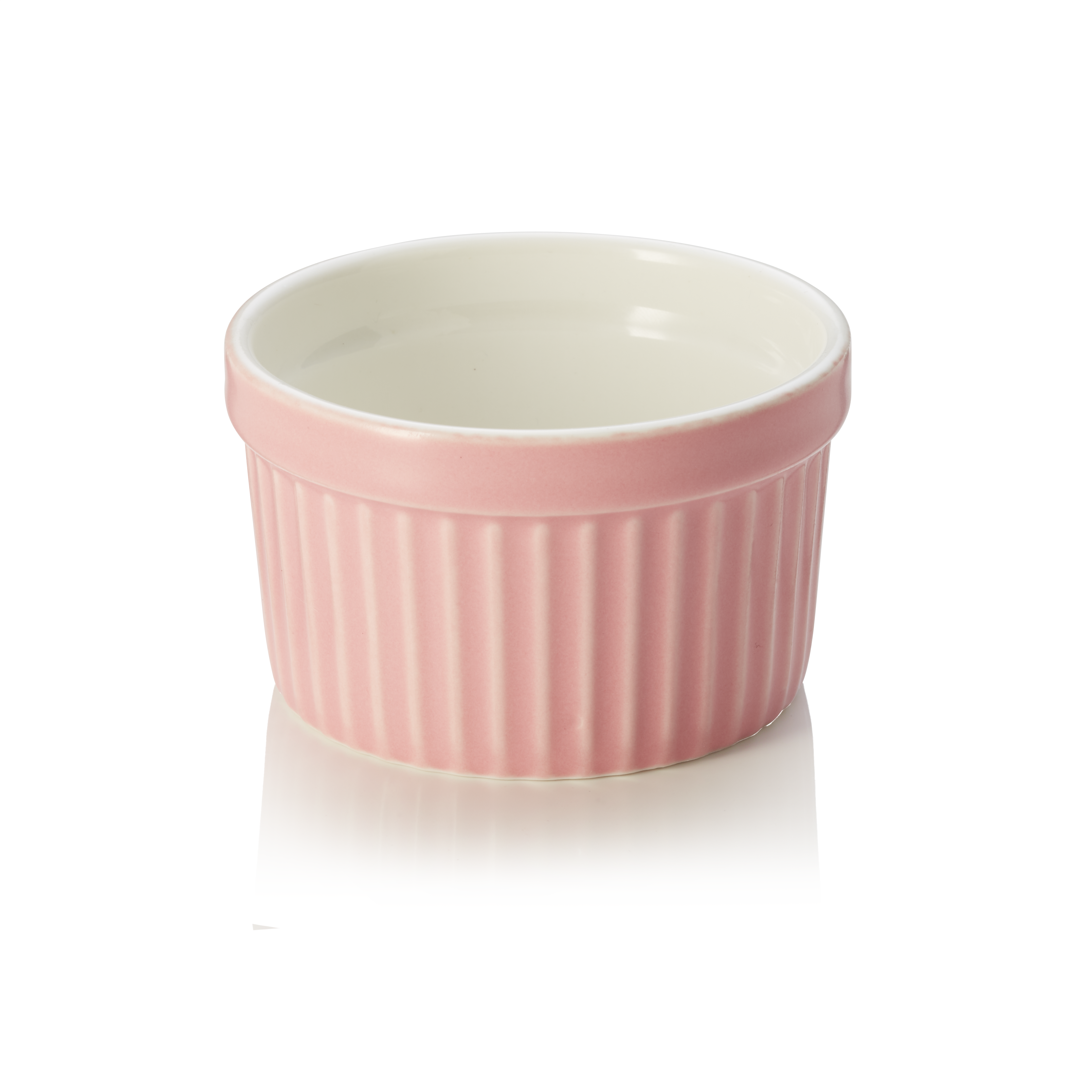 WAS Ragout Fin Set, Ø 7 cm, 85 ml, rosa, Set á 6 Stück, Porzellan