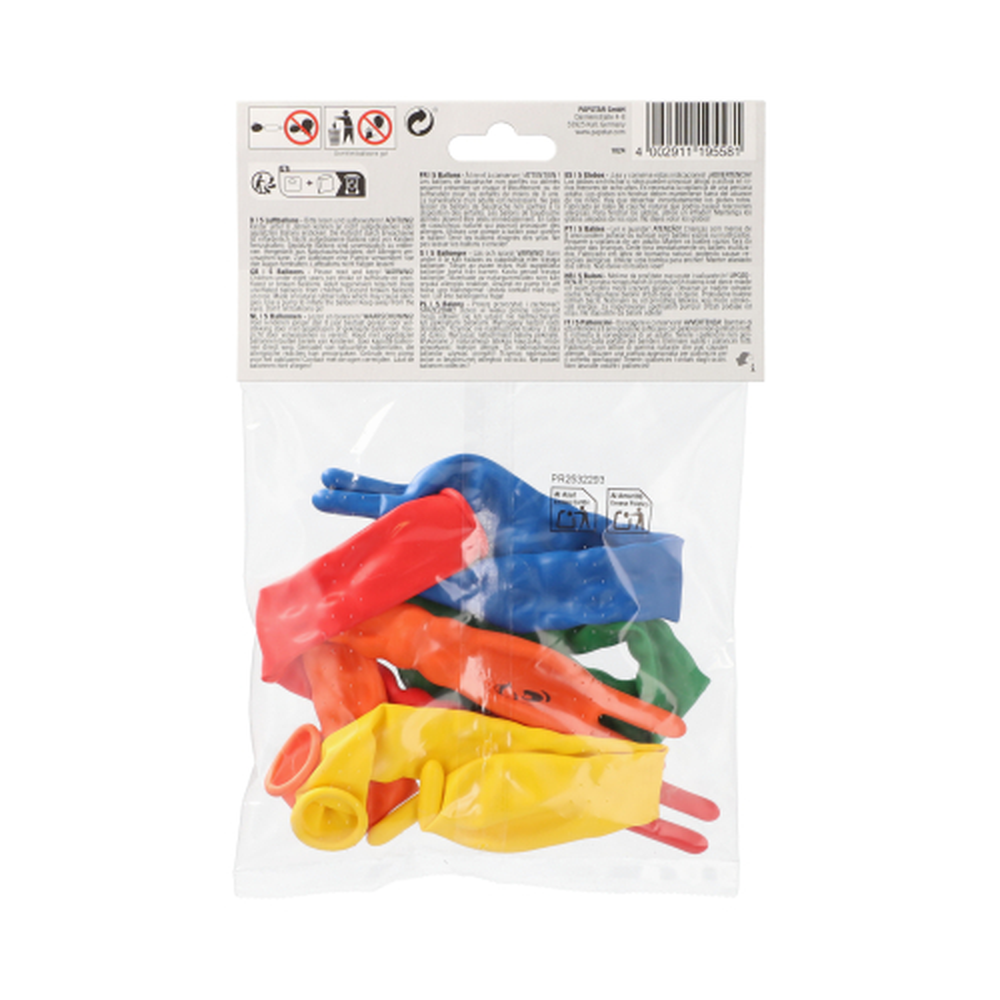 Papstar Luftballons farbig sortiert "Caterpillar"