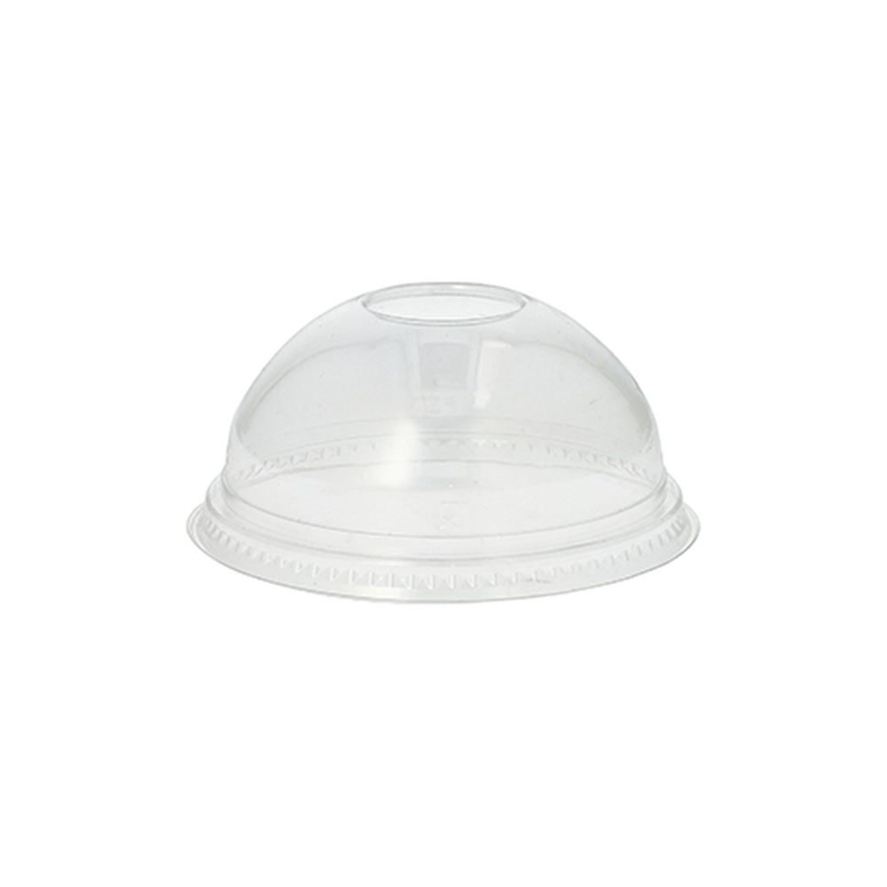 Papstar Dom-Deckel "Hurricane", PET rund Ø 9,5 cm · 4,5 cm glasklar ohne Lochung