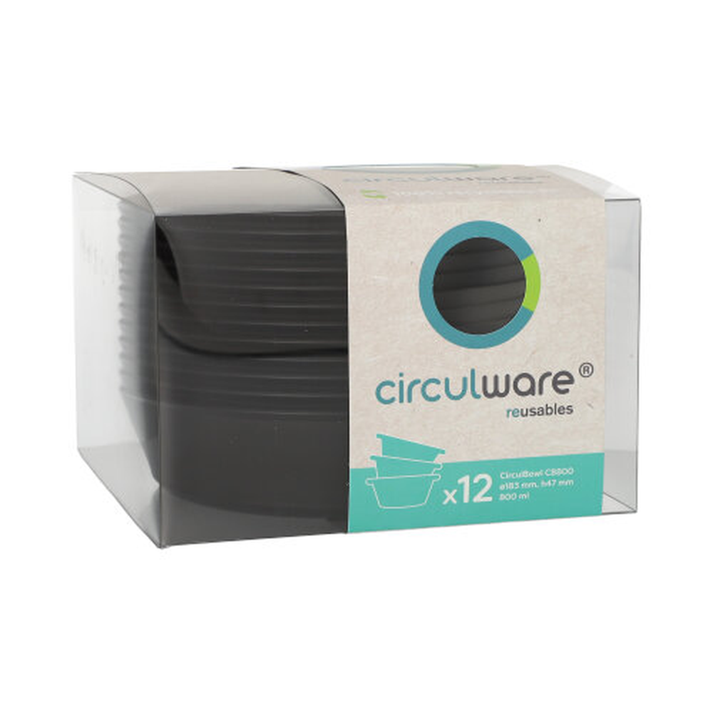PAPSTAR Circulware Mehrweg-Schalen Mix & Match rund 800 ml Ø 18,3 cm · 4,7 