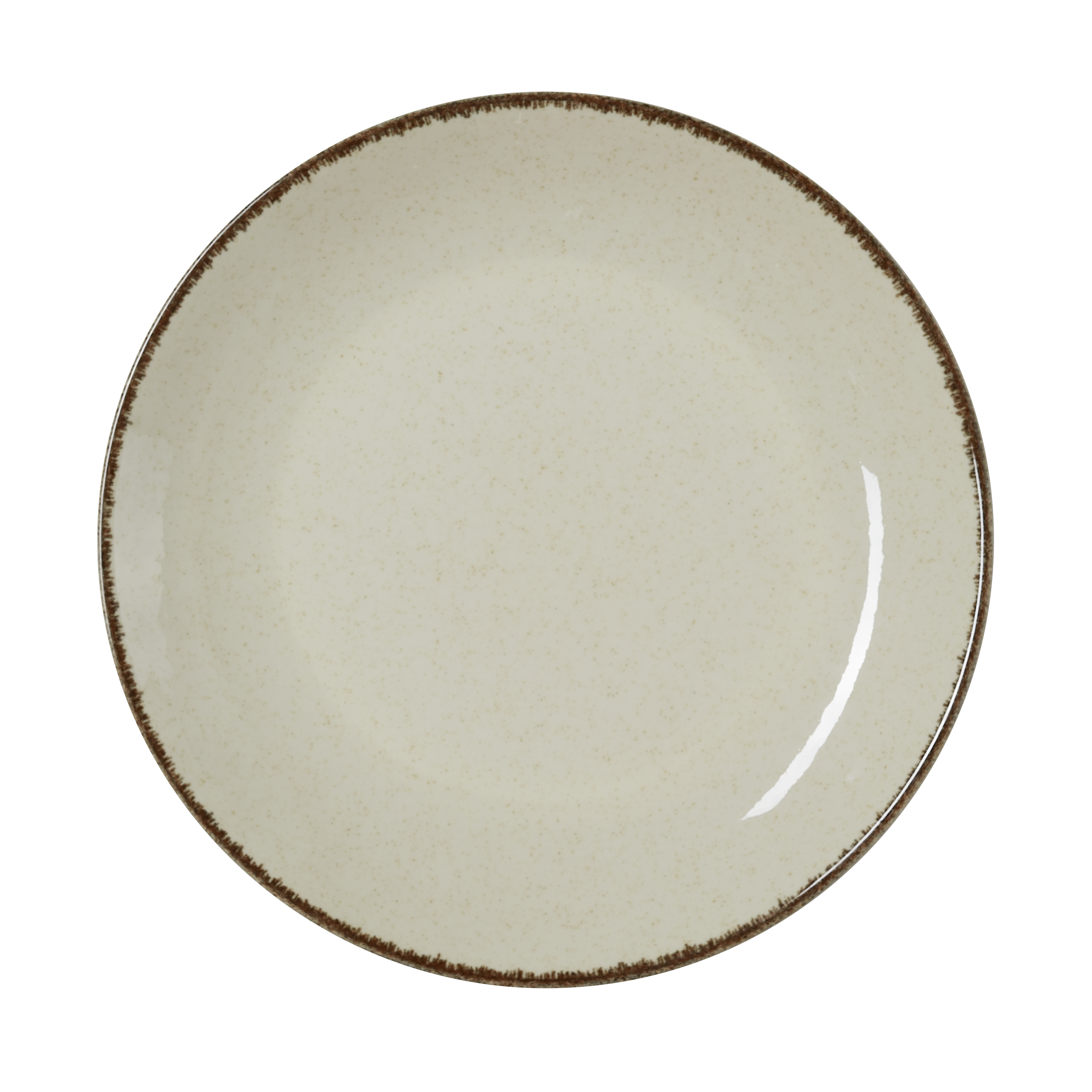 WAS Teller Set SMILLA SAND, flach, Ø 27 cm, Set á 6 Stück, sand, Porzellan