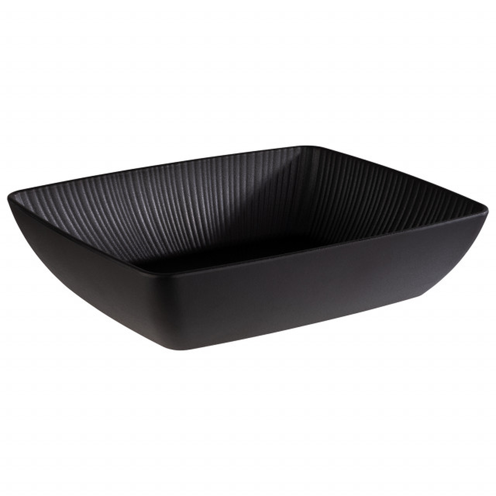 APS GN 1/2 Schale -NERO- 32,5 x 26,5 cm, H: 7,5 cm