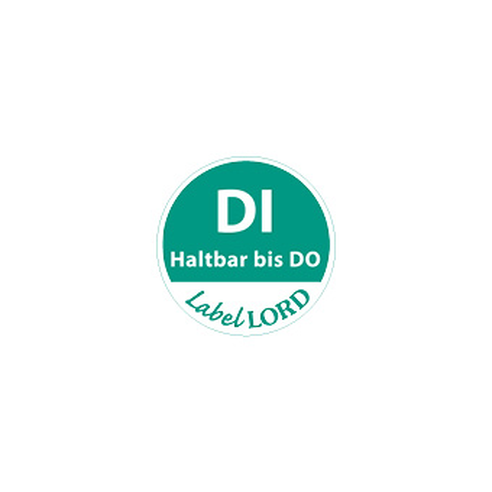 PAPSTAR LabelLord HACCP Lebensmitteletiketten Ø 19 mm grün Aqualabel DI
