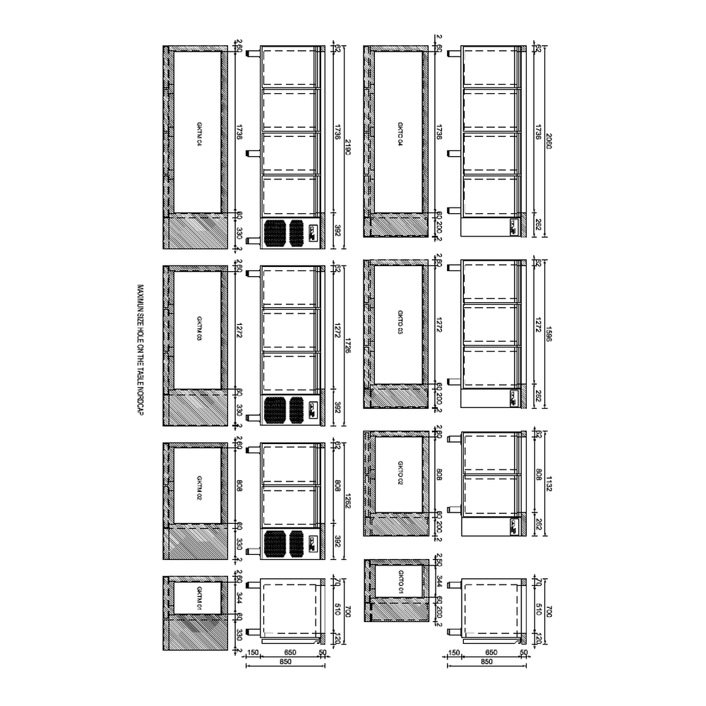Nordcap Kühltisch GKTO 3-460-3T