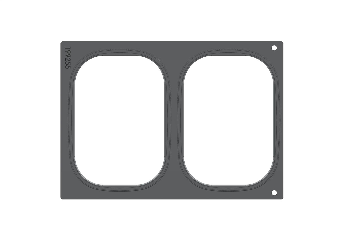Duni Kassette DF 10/DF20 für Brick Medium 2-geteilt