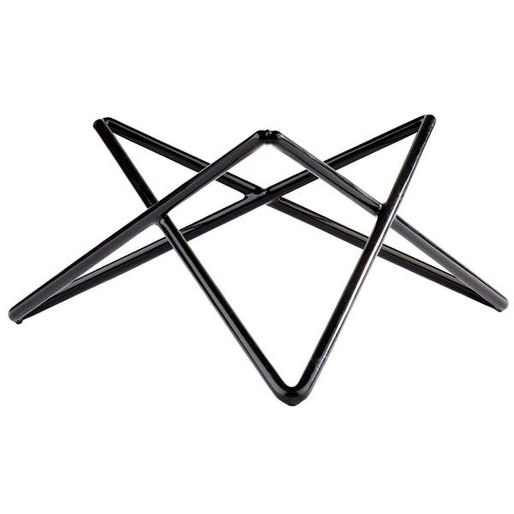 APS Buffet-Ständer -PRISMA- Ø 26 cm, H: 10,5 cm , Metall, schwarz ummantelt