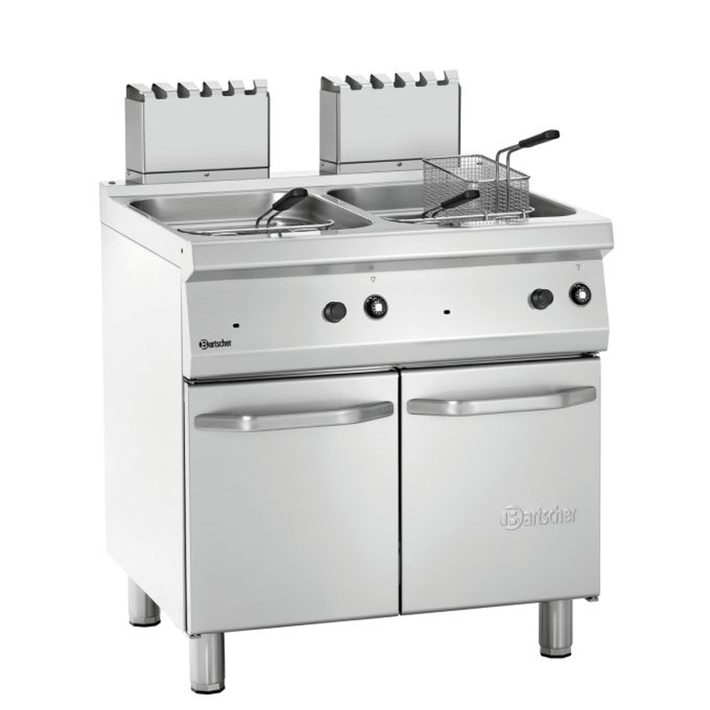 Bartscher Gas- Standfritteuse mit 2 Becken
