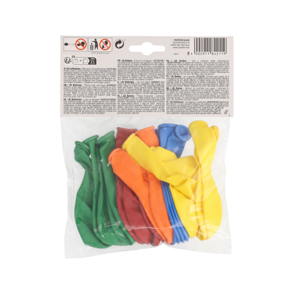 Papstar Luftballons Ø 29 cm farbig sortiert