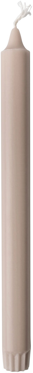 Duni Kronenkerzen 100% Stearin, 9h 250 x 22 mm greige