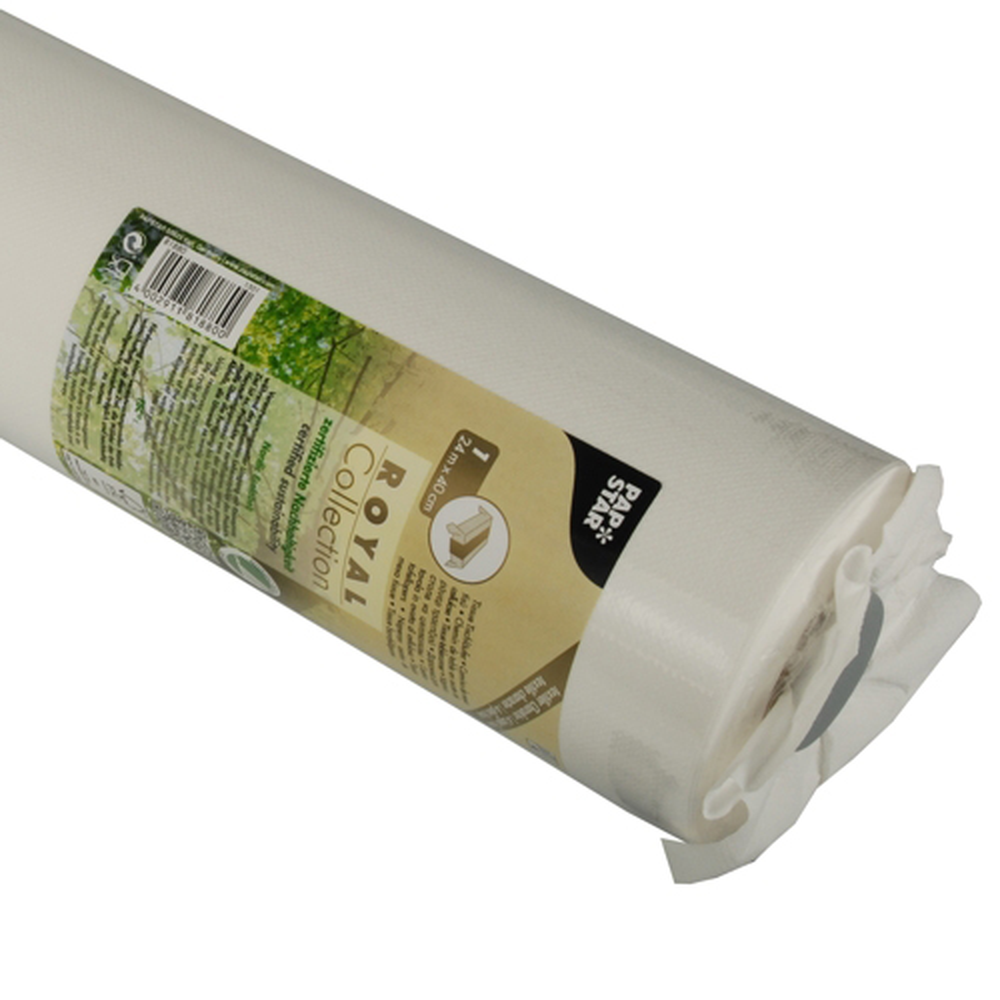 Papstar Tischläufer, Tissue "ROYAL Collection" 24 m x 40 cm weiss
