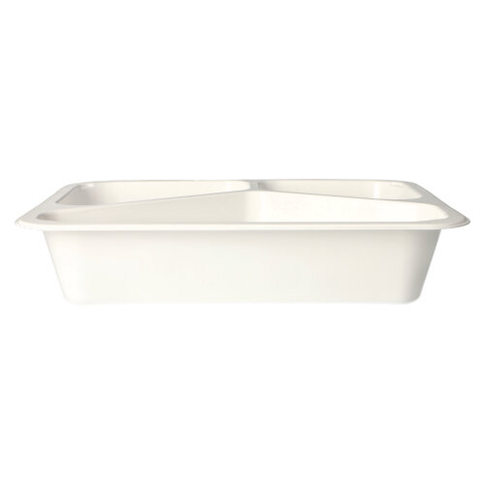 PAPSTAR Mikrowellenschalen, PP 3-geteilt 1095 ml 4,9 cm x 22,7 cm x 17,8 cm w