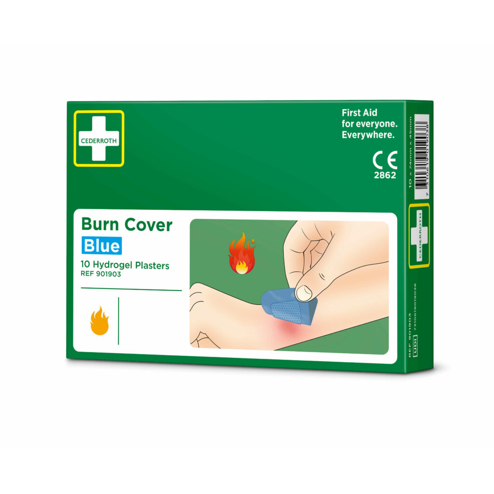 Papstar "Cederroth" Burn Cover, Hydrogelplaster 74 mm x 45 mm