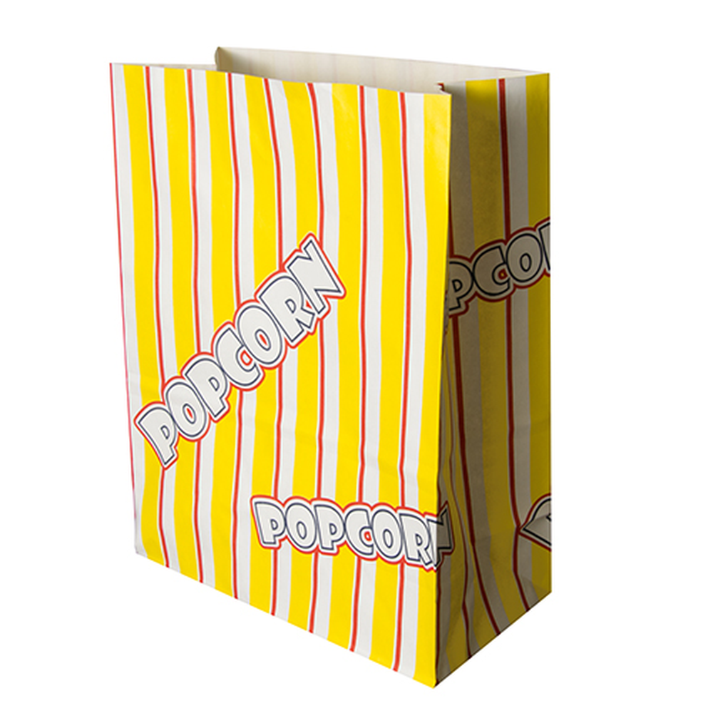 PAPSTAR Popcorn Tüten, Pergament-Ersatz 4,5 l 24,5 cm x 19 cm x 9,5 cm Popc