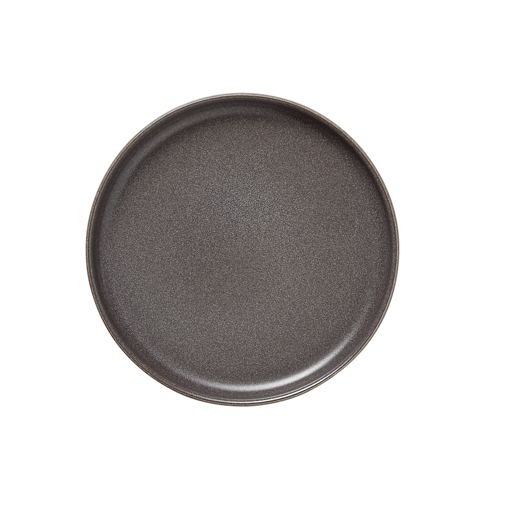 WAS Teller Set ROCKZZERO, flach, Ø 17,5 cm, Set á 6 Stück, stone grey, Steinzeug