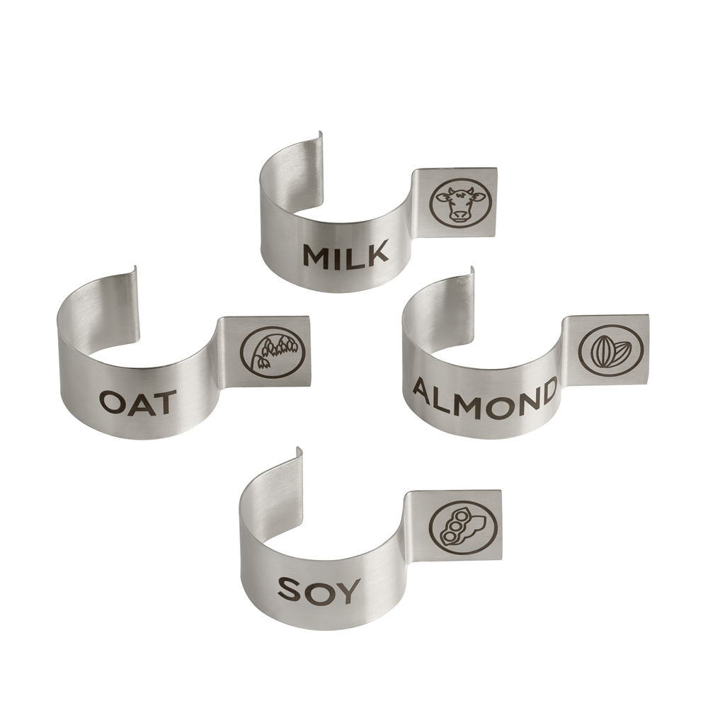 APS Labelclips, 4er Set Ø 4,5 cm, H: 2,5 cm