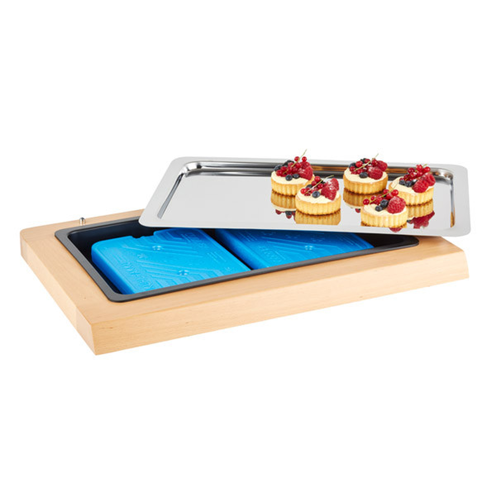 APS Kühltablett -TOP FRESH GN 1/1- 60 x 41 cm, H: 5 cm , Set bestehend aus: