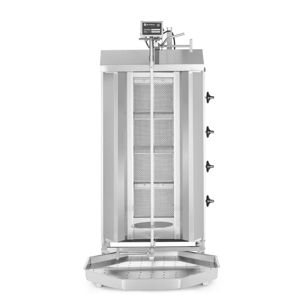 Rotisserie, Grillofen, Ständergrill, Metall, Thermometersystem