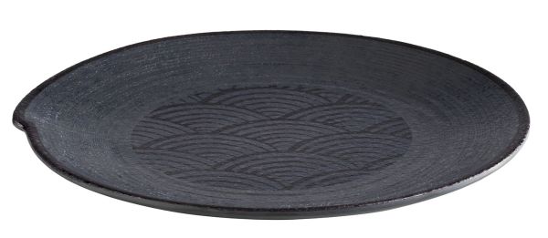 APS Teller -DARK WAVE- Ø 27 cm, H: 2,5 cm