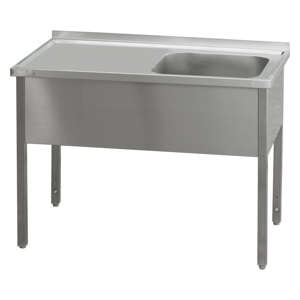 RM Gastro Spültisch 100x60x90 - 1x Spülbecken 50x40x30 Abtropffläche links / RED