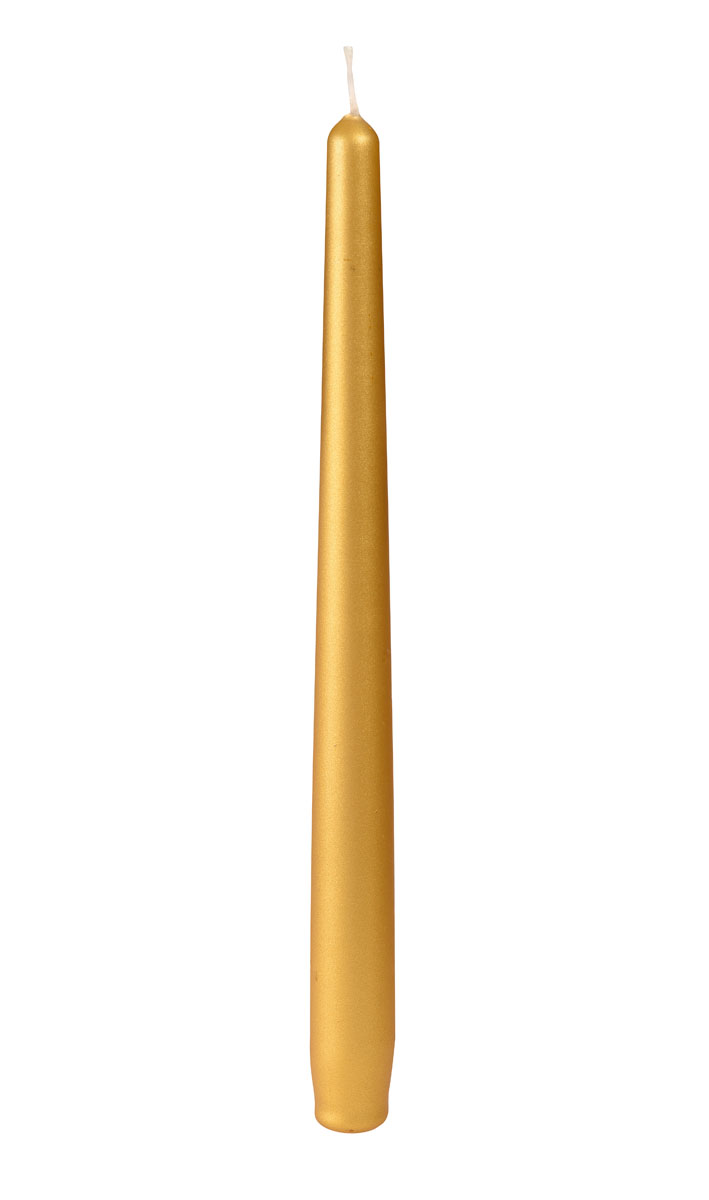 Duni Spitzkerzen, ca. 6,5h 260 x 22 mm gold
