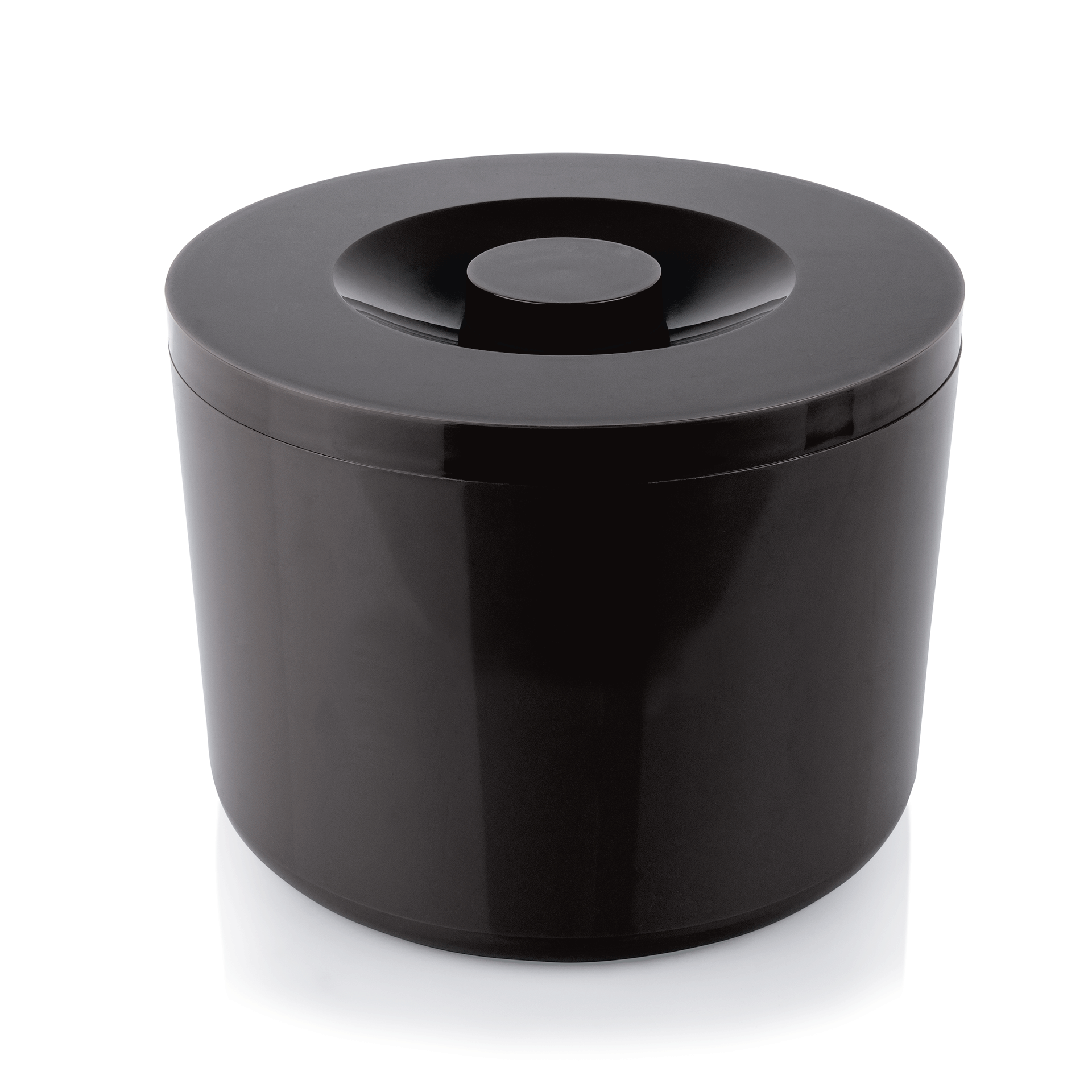 WAS Eisbox, Ø 29 cm, Höhe 22 cm, 10 ltr., doppelwandig, schwarz, Polypropylen