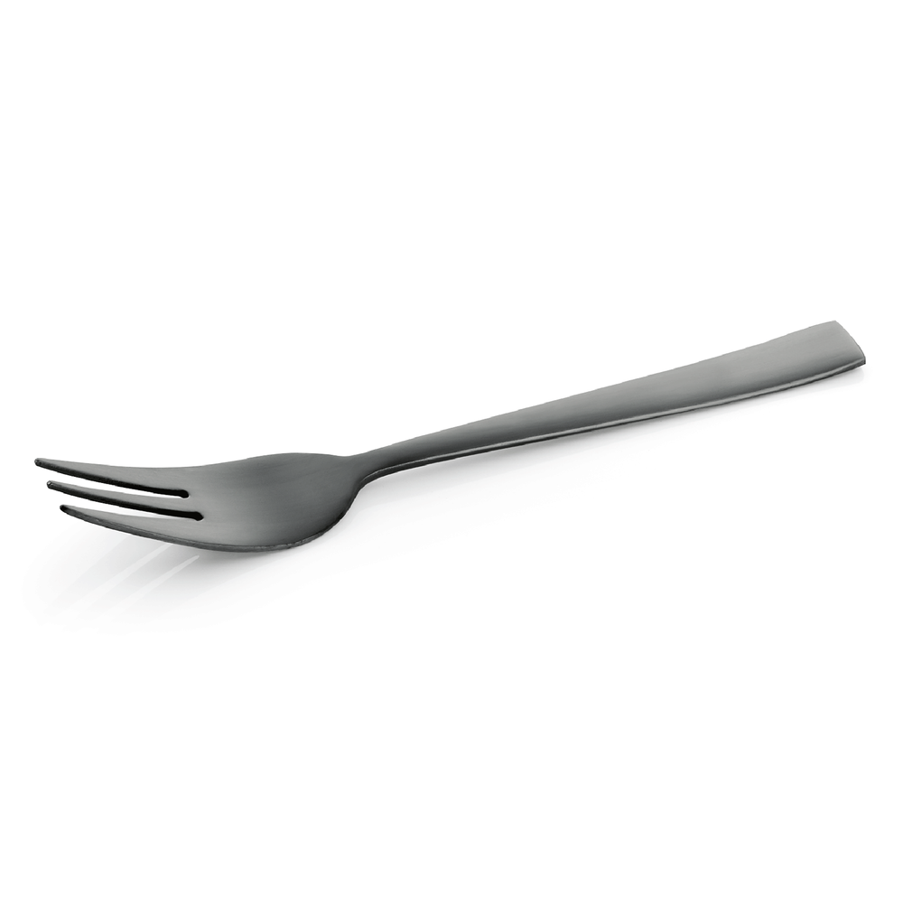 WAS Kuchengabel HAMBURG FRESH, 14,5 cm, schwarz, matte PVD Beschichtung, Set á 1