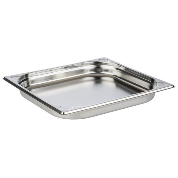 APS GN 2/3 Behälter 35,4 x 32,5 cm, Tiefe: 40 mm , Edelstahl, 3 Liter