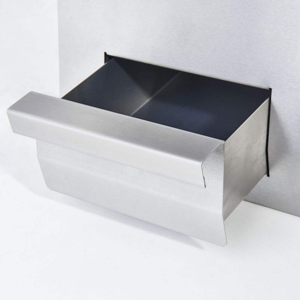 Stalgast Gas-Griddleplatte als Tischgerät, Serie 700 ND - ½ glatt / ½ gerillt 80
