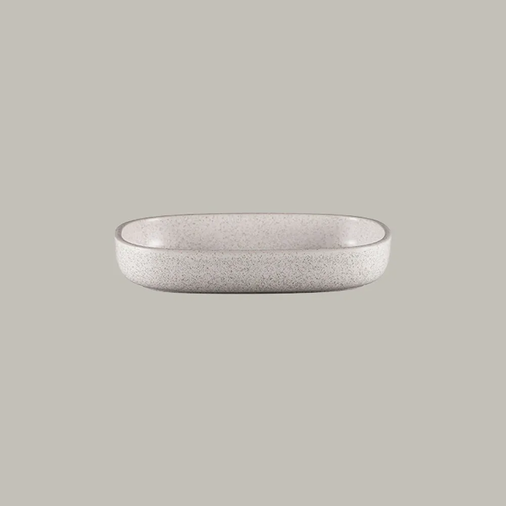 RAK Platte oval tief - clay Serie: Ease L 26 cm / W 18.3 cm / Ht. 4.5 cm / Cont