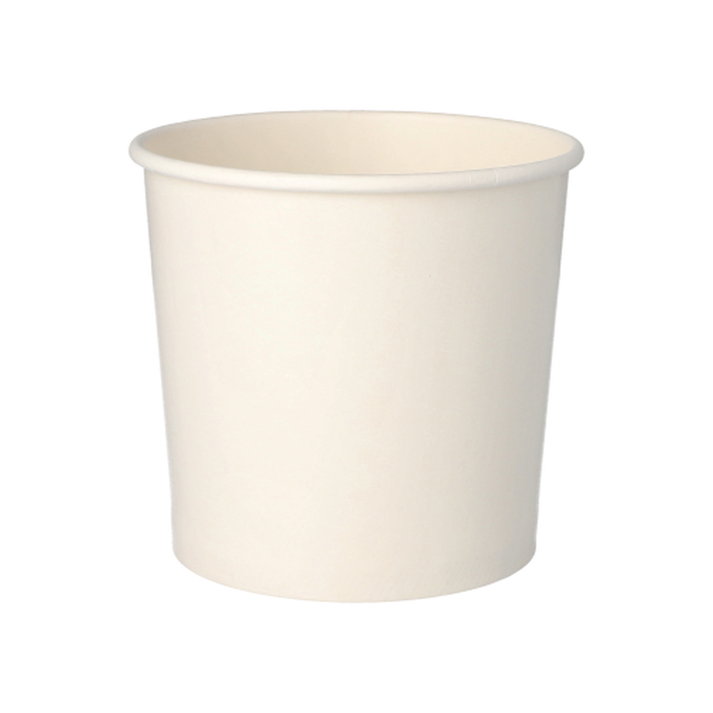 Papstar Suppenbecher, Pappe "To Go" rund 770 ml Ø 11,8 cm · 10,5 cm weiss