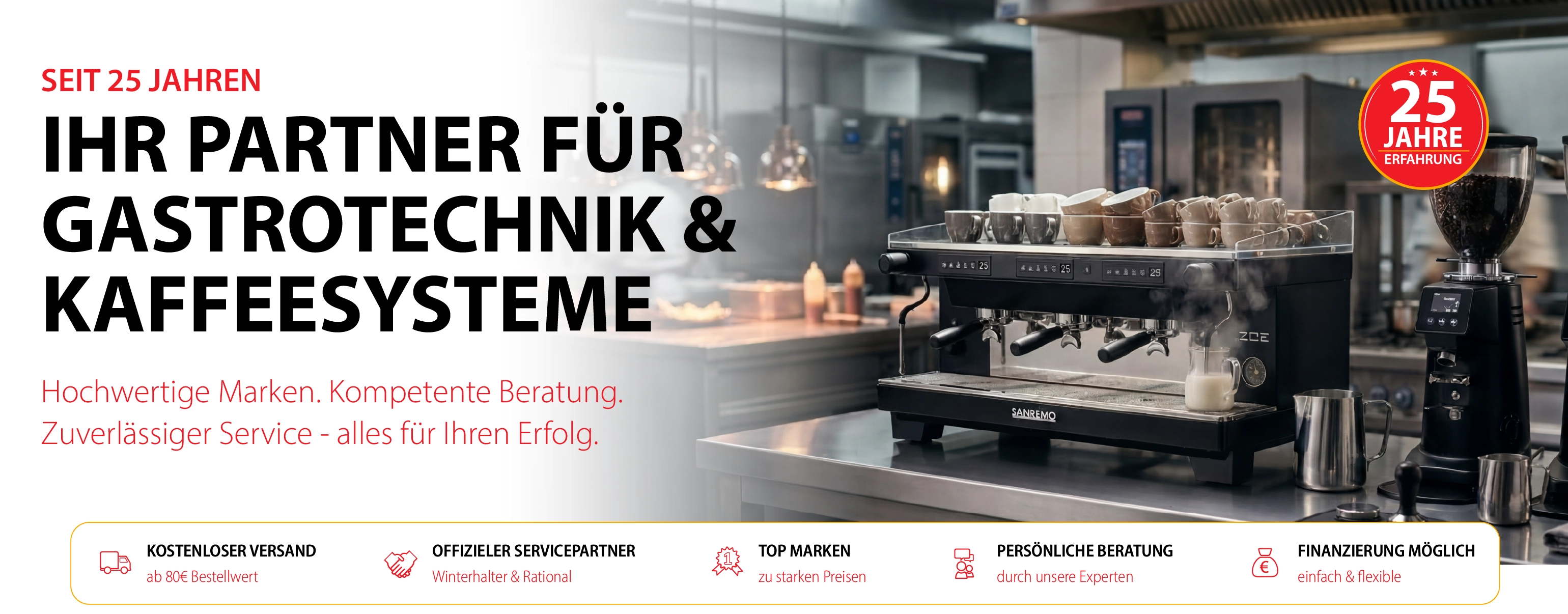 Espresso-Maschine, Kaffeemaschine, Dampf-Extraktion, Cafissimo-Maschine, Kaffee-Setup