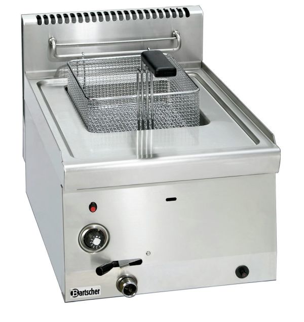 Bartscher Gas- Fritteuse mit 1 x 8 Literbecken