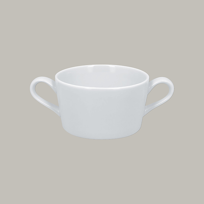 RAK Suppentasse - 2 Henkel  Serie: Access Plus Ø 9.9 cm / Ht. 6.2 cm / Cont. 32 