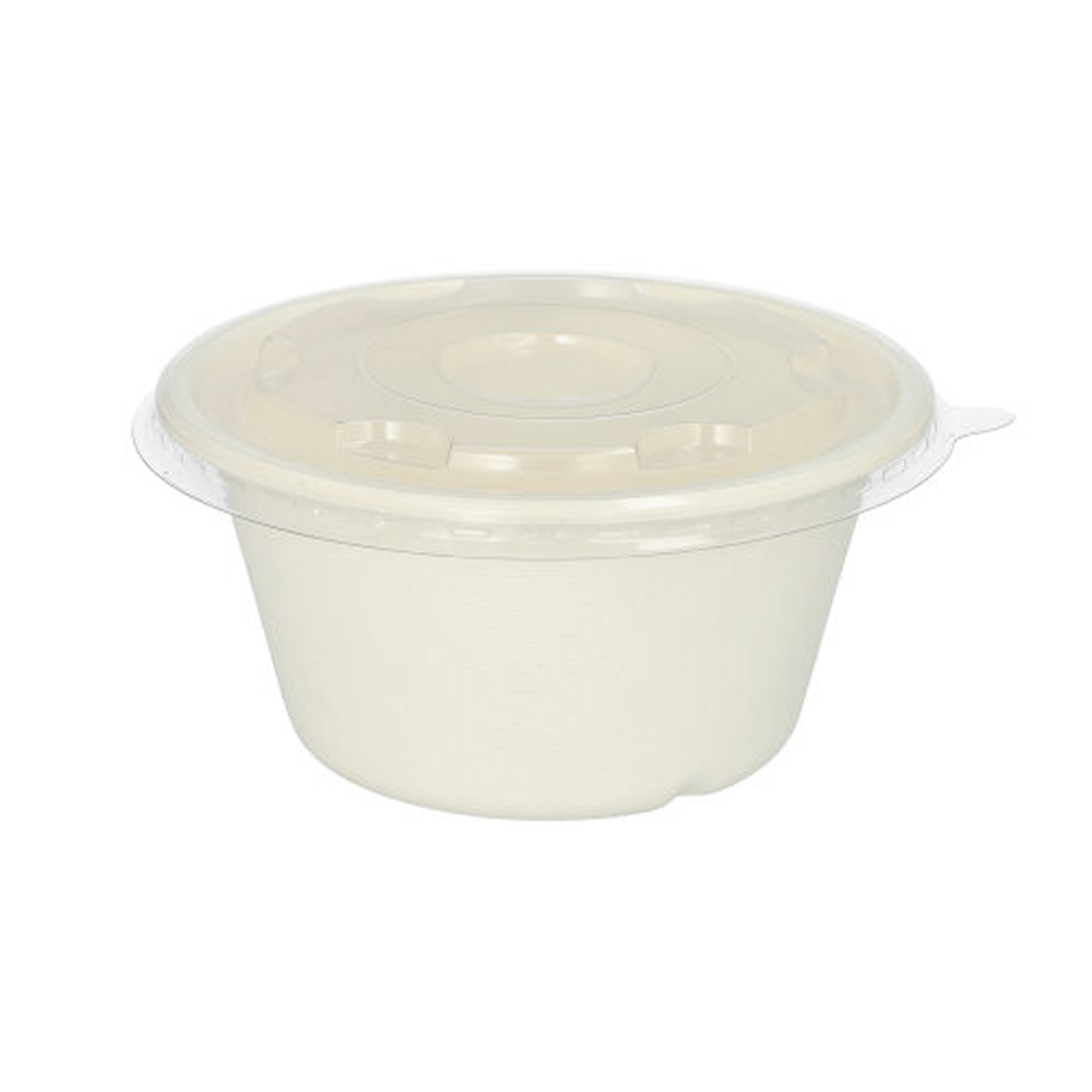Papstar Deckel für Schalen R-PET rund Ø 17 cm · 1,5 cm glasklar